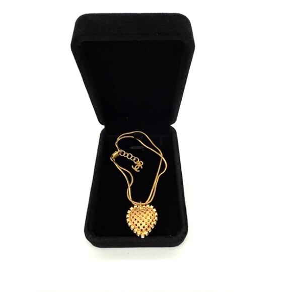 Rare CHANEL Bracelet Bangle Chain AUTH Coco‎ Vintage Gold*BEAUTIFUL*Rhinestones - Picture 1 of 5